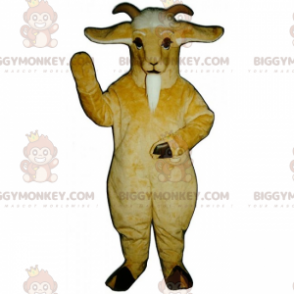 BIGGYMONKEY™ Bauernhoftier-Maskottchen-Kostüm – Ziege -