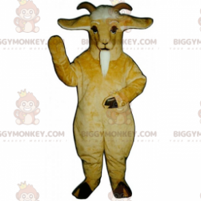 BIGGYMONKEY™ Costume da mascotte animale da fattoria - Capra -