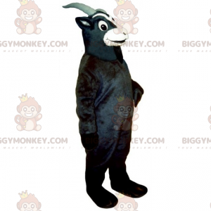 BIGGYMONKEY™ husdyrmaskotkostume - sort ged - Biggymonkey.com