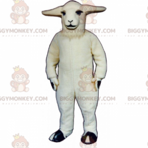 BIGGYMONKEY™ Bauernhoftier-Maskottchen-Kostüm – Schaf -