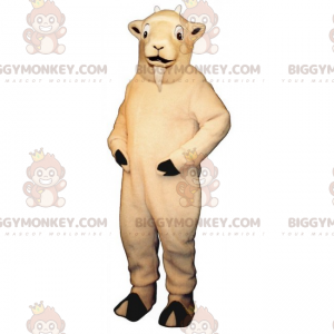 BIGGYMONKEY™ Costume da mascotte animale da fattoria - Capra -