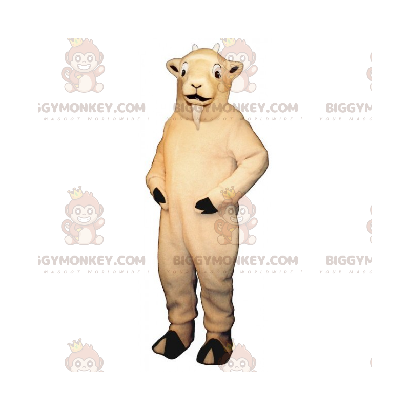BIGGYMONKEY™ Costume da mascotte animale da fattoria - Capra -