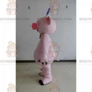 Disfraz de mascota animal de granja BIGGYMONKEY™ - Cerdo con