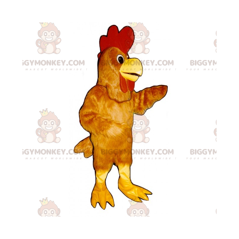 Costume de mascotte BIGGYMONKEY™ animaux de la ferme - Coq -