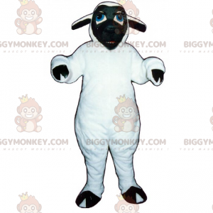 Traje de mascote de animal de fazenda BIGGYMONKEY™ - Ovelha de