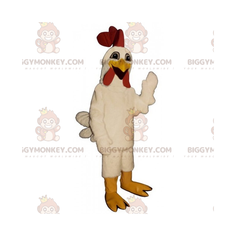BIGGYMONKEY™ Bauernhoftier-Maskottchen-Kostüm – Henne -