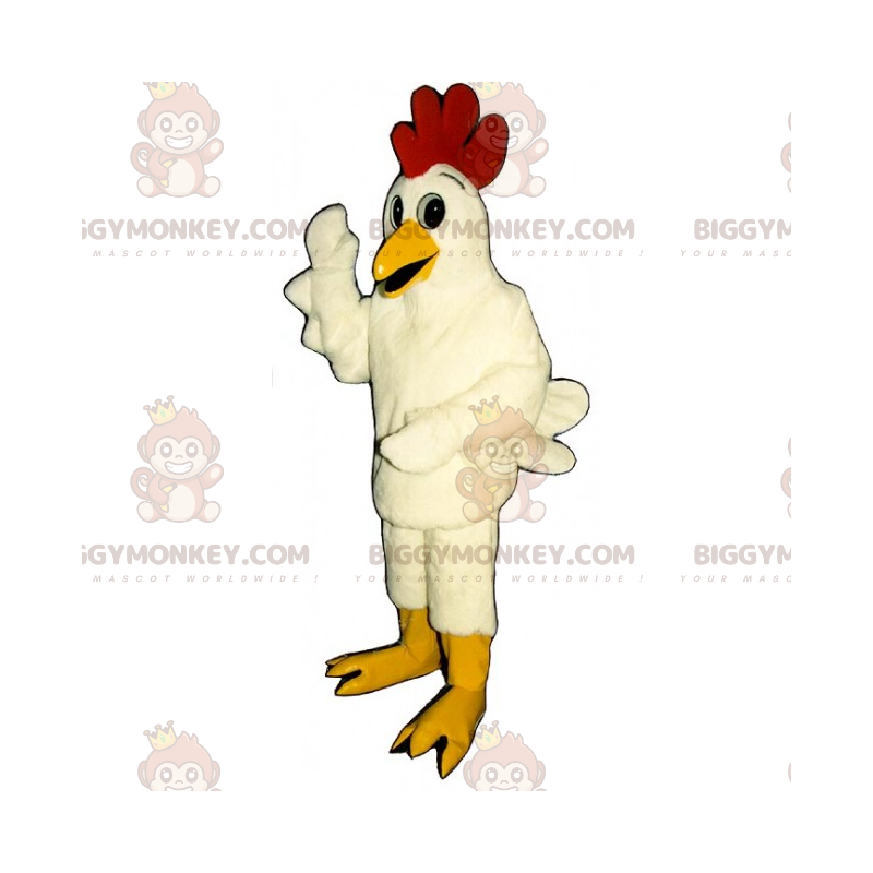 BIGGYMONKEY™ Costume da mascotte animale da fattoria - Gallina