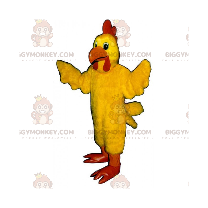 BIGGYMONKEY™ Farm Animal Mascot Kostuum - Geel Hen -