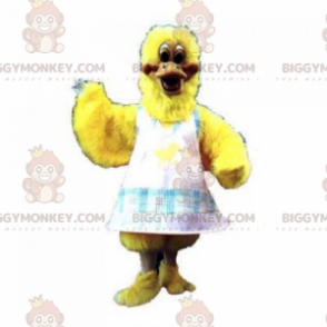 BIGGYMONKEY™ Farm Animal Mascot Costume - Chick with Apron -