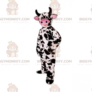 BIGGYMONKEY™ Farm Animal Animal Mascot -asu - lehmä -