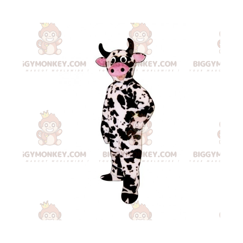 BIGGYMONKEY™ Farm Animal Animal Mascot -asu - lehmä -