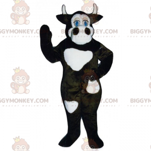 Kostým maskota farmářského zvířete BIGGYMONKEY™ – kráva s