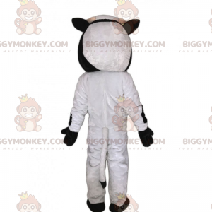 BIGGYMONKEY™ Farm Animal Mascot Costume - Ko med små horn -