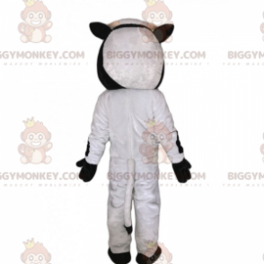 BIGGYMONKEY™ Farm Animal Mascot Costume - Cow with Little Horns