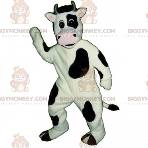 BIGGYMONKEY™ Farm Animal Mascot Costume - Ko med söt rosa