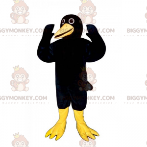 BIGGYMONKEY™ Forest Animalsin maskottiasu - Funny Crow -