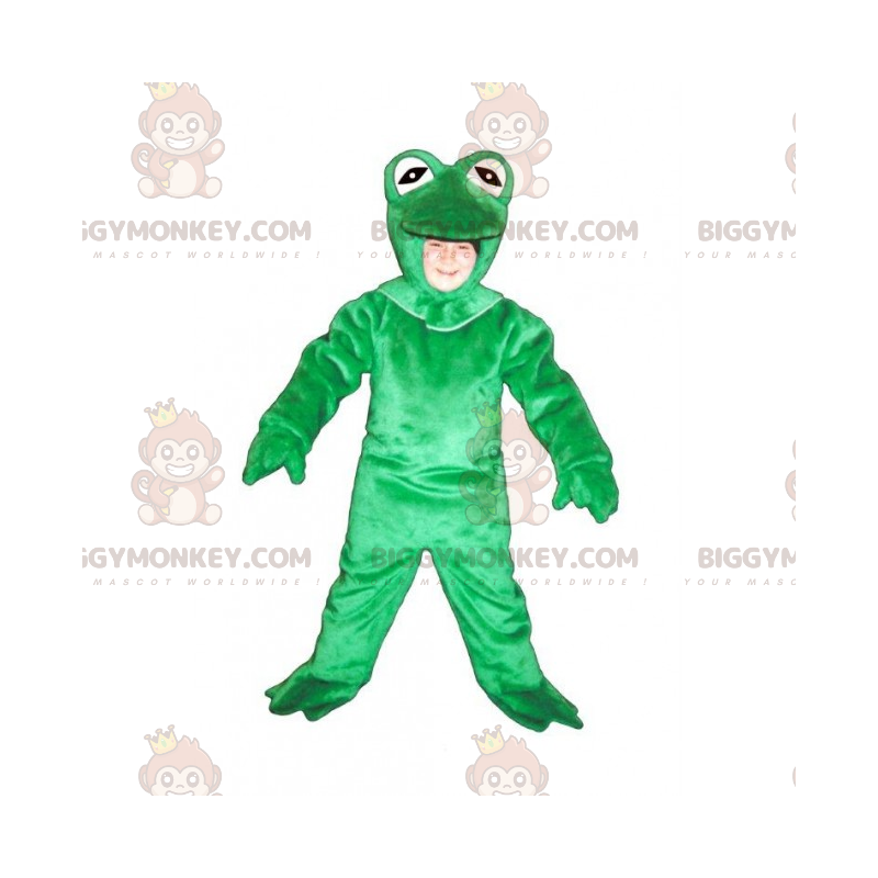 BIGGYMONKEY™ Mascottekostuum voor bosdieren - Groene kikker -