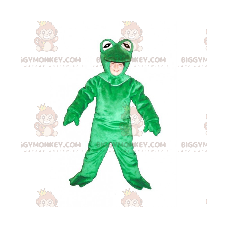 Στολή μασκότ με ζώα του δάσους BIGGYMONKEY™ - Green Frog -