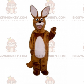BIGGYMONKEY™ Waldtier-Maskottchen-Kostüm – Hase mit großen