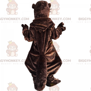 BIGGYMONKEY™ Forest Animalsin maskottiasu - ruskea saukko -