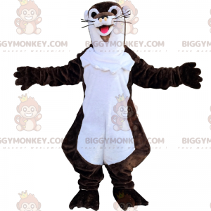 BIGGYMONKEY™ Forest Animals Mascot Costume - Brown Otter -