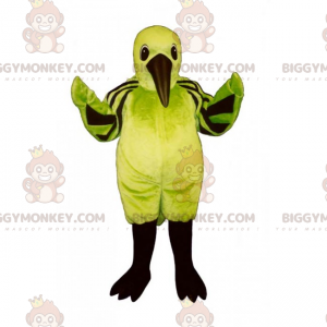 BIGGYMONKEY™ Waldtier-Maskottchen-Kostüm – Vogel mit langem