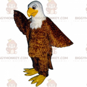 BIGGYMONKEY™ Skovdyrs maskotkostume - Sweet Eyed Brown Eagle -