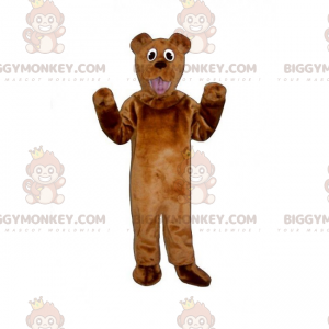 Costume da mascotte dell'orso bruno BIGGYMONKEY™ con un look