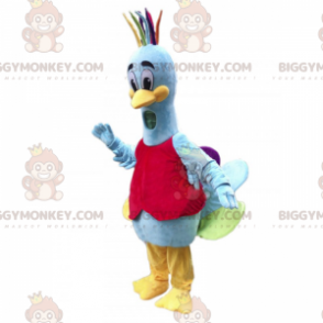 BIGGYMONKEY™ Costume da Mascotte Animali della Foresta - Pavone