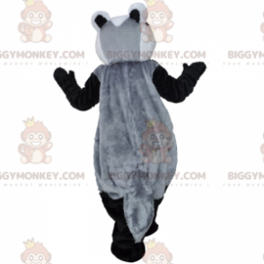 BIGGYMONKEY™ Waldtier-Maskottchen-Kostüm – Biber mit blauem