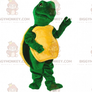 BIGGYMONKEY™ Skogsdjur Maskotdräkt - Sköldpadda med gult skal -
