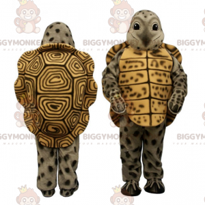 Traje de mascote de tartaruga ninja BIGGYMONKEY™ com faixa vermelha