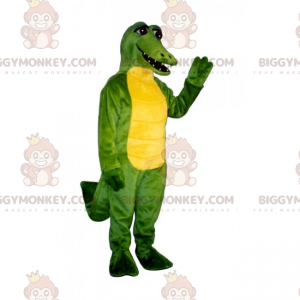 BIGGYMONKEY™ Jungle Animals-mascottekostuum - groene en gele