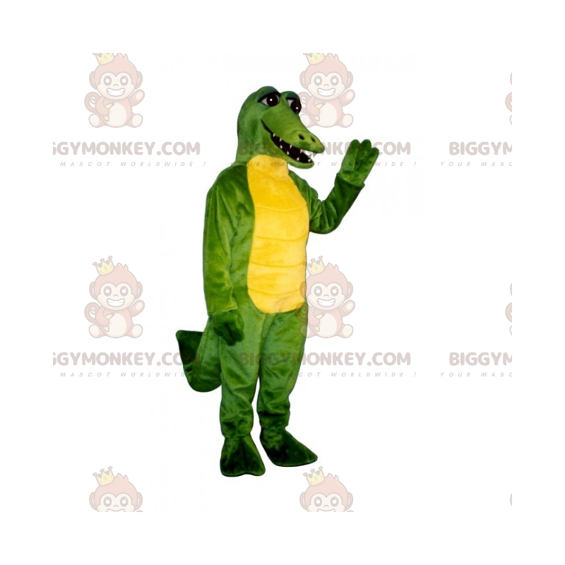 BIGGYMONKEY™ Jungle Animals-mascottekostuum - groene en gele