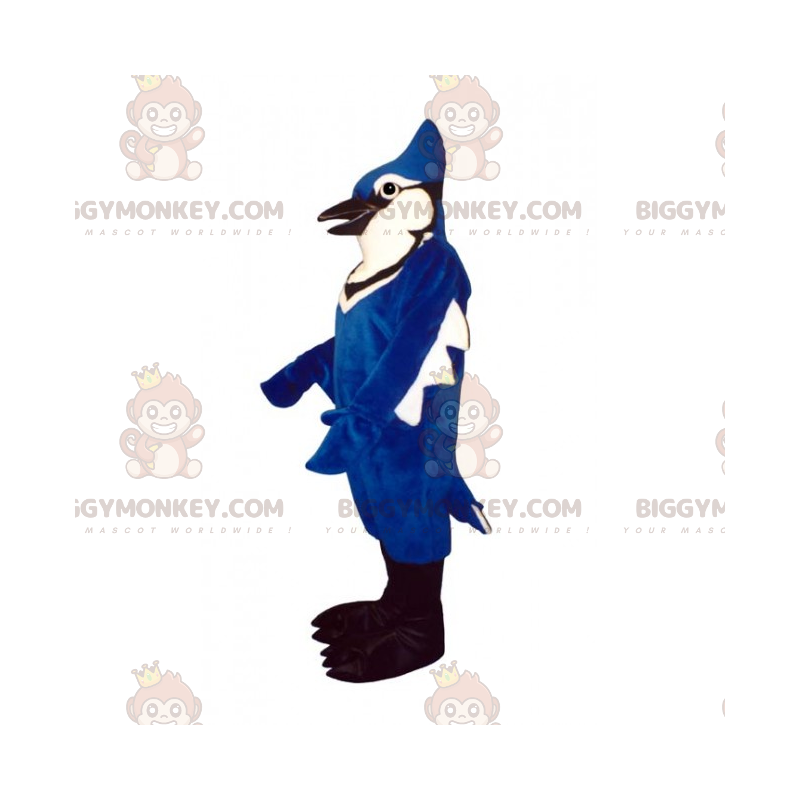 BIGGYMONKEY™ Dschungeltier-Maskottchen-Kostüm – Blauer Papagei