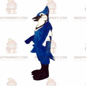 BIGGYMONKEY™ Jungle dieren mascottekostuum - blauwe papegaai -