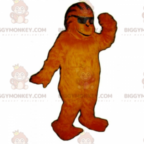 BIGGYMONKEY™ Jungle dieren mascotte kostuum - Gebrilde aap -