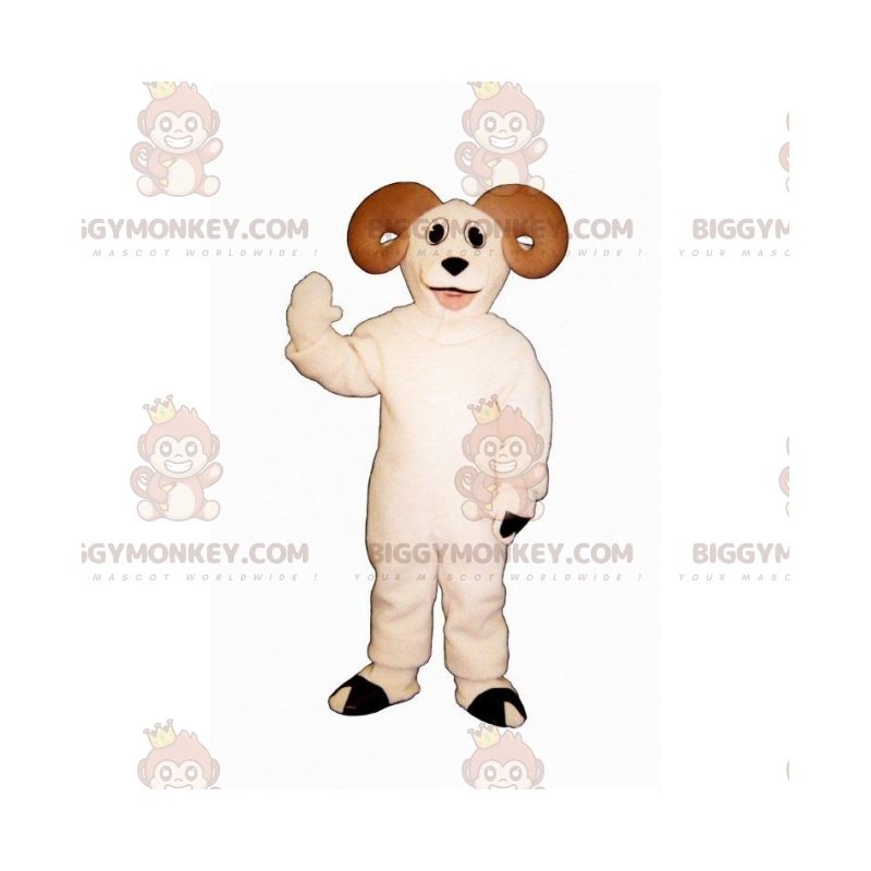 Montage Animal BIGGYMONKEY™ Mascottekostuum - Ram met grote