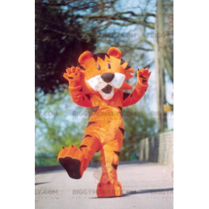 Black and White Orange Cub BIGGYMONKEY™ Mascot Costume –