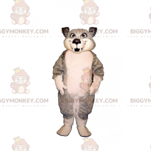 Disfraz de mascota BIGGYMONKEY™ de animales de montaña - Lobo