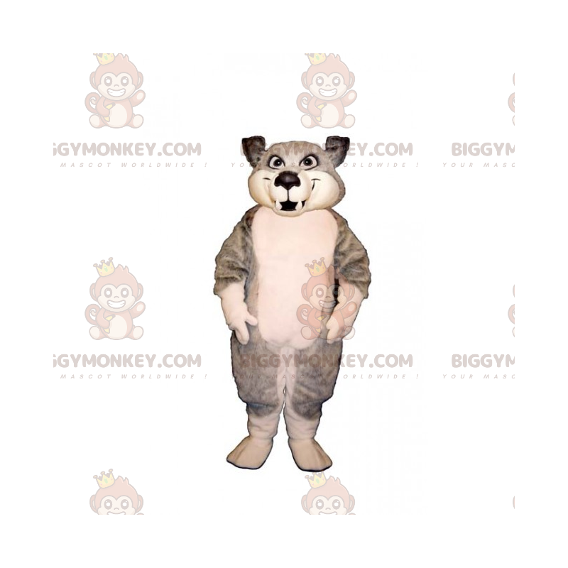 Disfraz de mascota BIGGYMONKEY™ de animales de montaña - Lobo