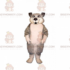 Στολή μασκότ BIGGYMONKEY™ Mountain Animals - Baby Wolf -