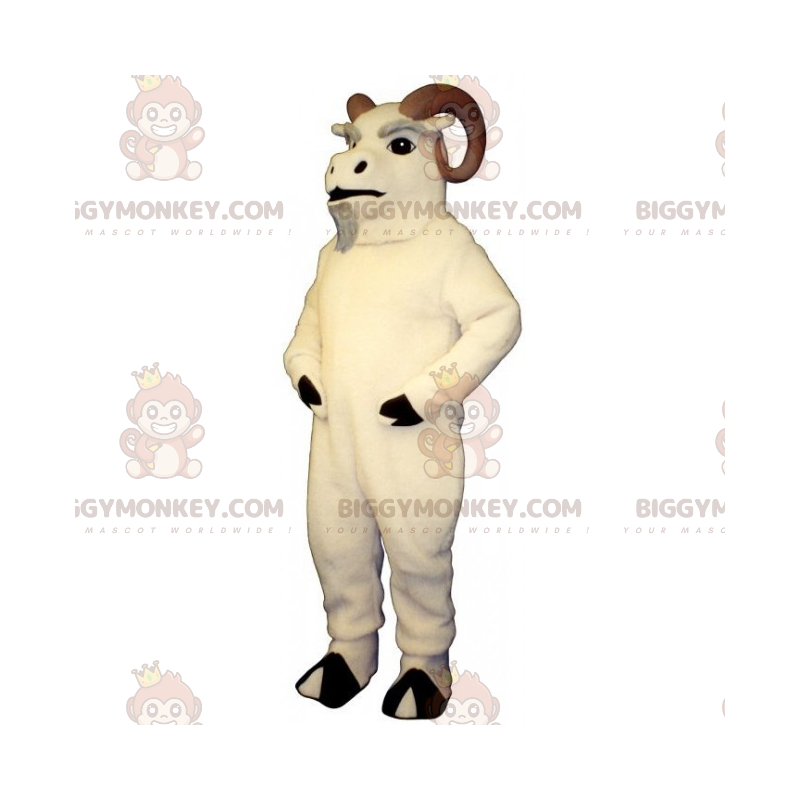 BIGGYMONKEY™ Mountain Animals -maskottiasu - Oinas, jolla on