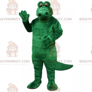 Traje de mascote de animais da savana BIGGYMONKEY™ - crocodilo