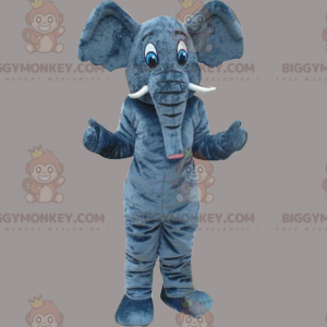 BIGGYMONKEY™ Savanna Animals Mascot Costume - Elephanta med