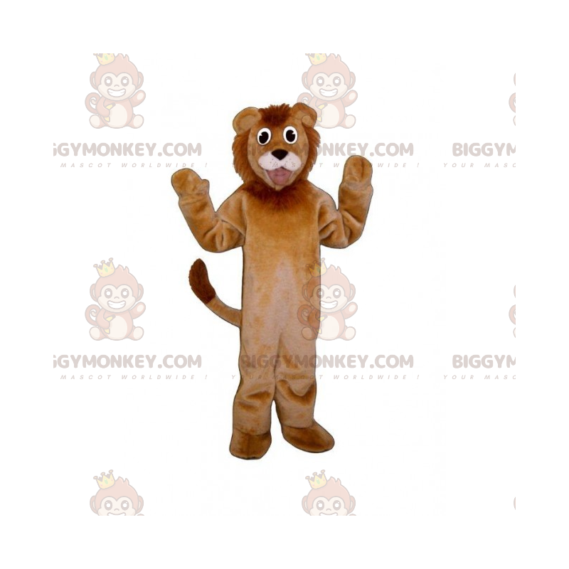 BIGGYMONKEY™ Costume Mascotte Animali della Savana - Leone -