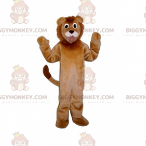 Traje de mascote de animais da savana BIGGYMONKEY™ - Leão –