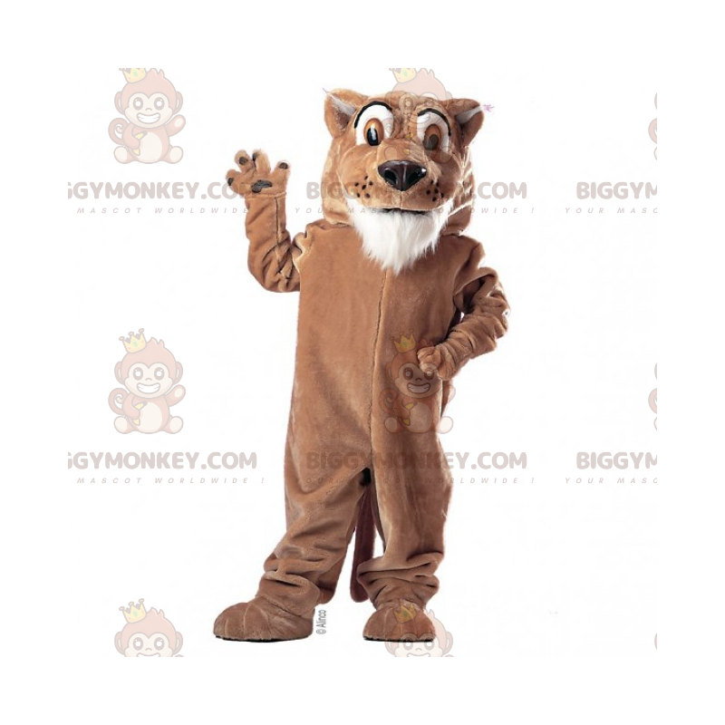 Traje de mascote de animais da savana BIGGYMONKEY™ - Leoa –