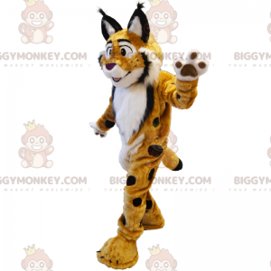 BIGGYMONKEY™ Savanna Animals Mascot Costume - Spotted Lynx –