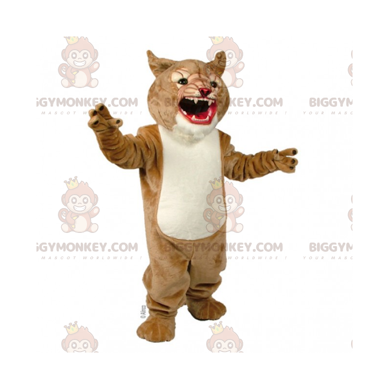 Kostým BIGGYMONKEY™ savana Animals Mascot – Divoký panter –